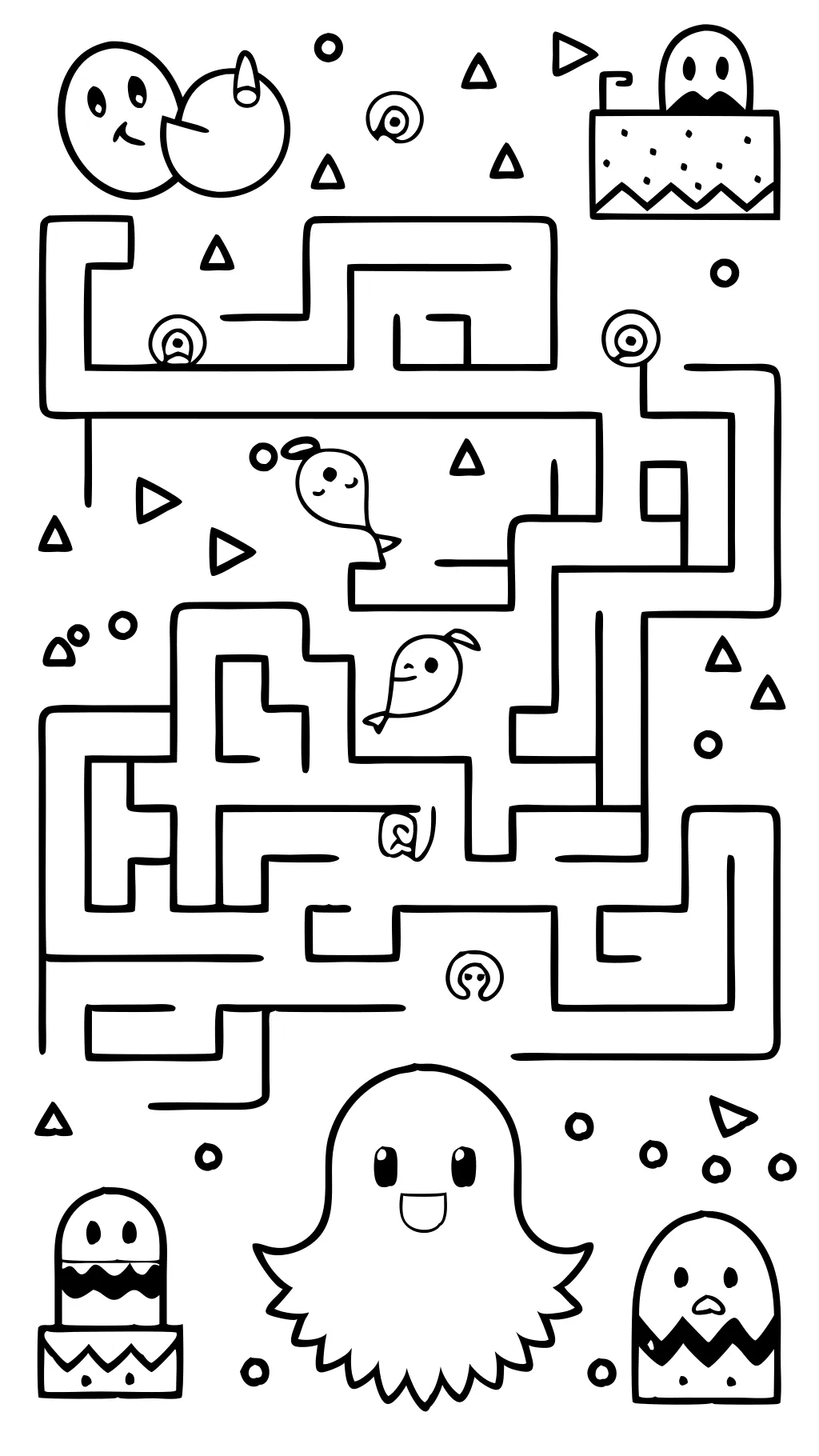 coloriage pac man